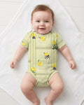 Gerippte Babykleidung mit individuellem Foto - Weich &amp; Skizzenhaft