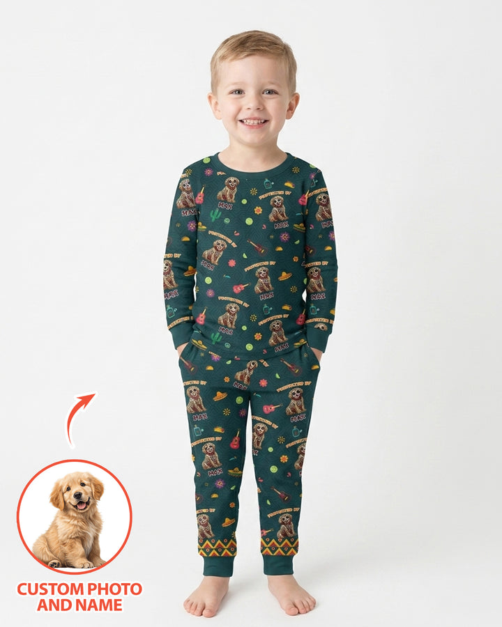 Dia De Los Muertos Bamboo Two Piece Long Sleeve Pajama Set