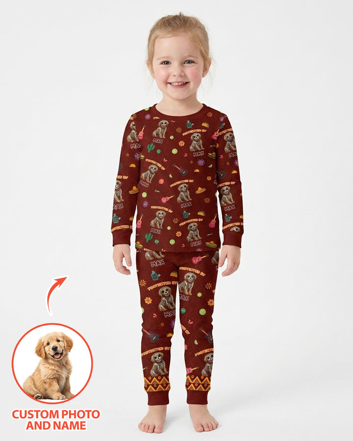 Dia De Los Muertos Bamboo Two Piece Long Sleeve Pajama Set