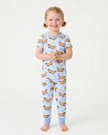 Zweiteiliges, kurzärmliges Pyjama-Set mit Marienkäfern