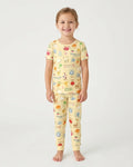 Zweiteiliges, kurzärmliges Pyjama-Set mit Marienkäfern