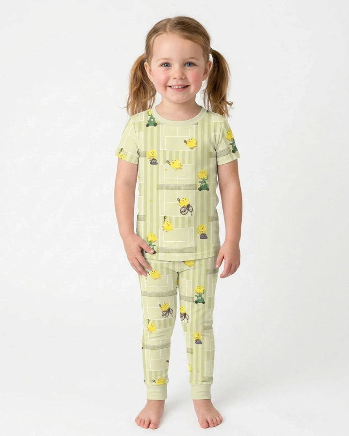 Zweiteiliges, kurzärmliges Pyjama-Set mit Marienkäfern