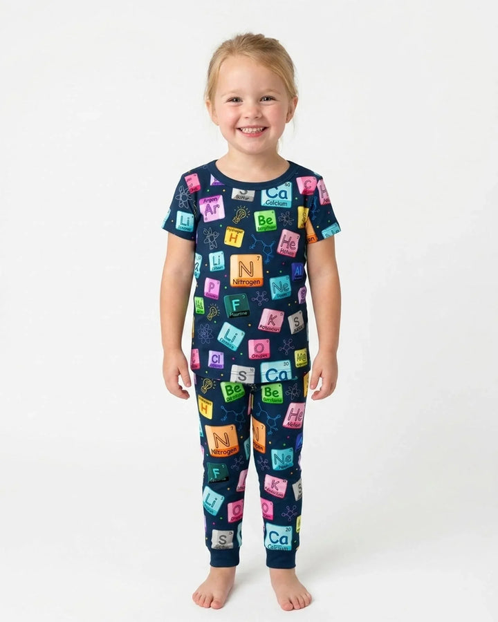 Zweiteiliges, kurzärmliges Pyjama-Set mit Marienkäfern