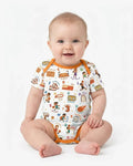 Gerippte Babykleidung mit individuellem Foto - Weich &amp; Skizzenhaft