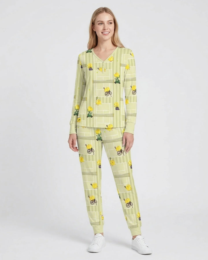 Vorlage Bambus Damen Pyjama Set