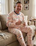 Dachshund Spagetti Bamboo Men's Pajama Set