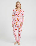 Spooky Halloween Cherry Matching Bamboo Women Pajama Set