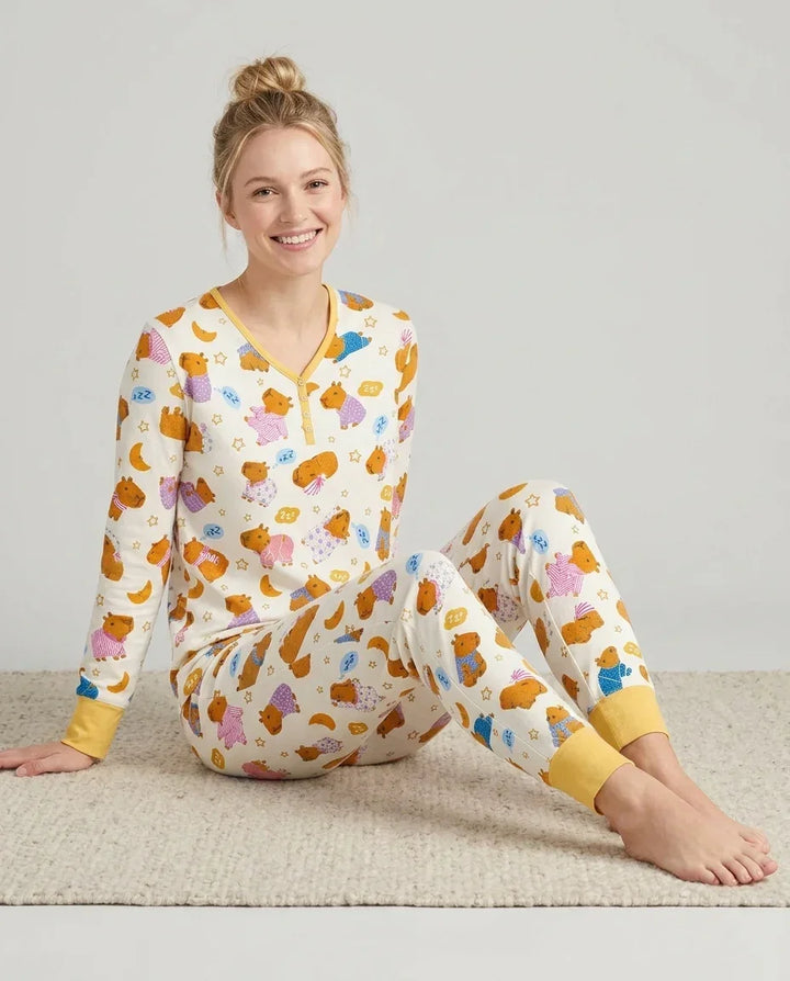 Vorlage Bambus Damen Pyjama Set