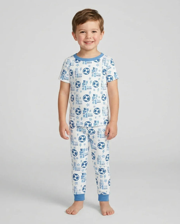 Zweiteiliges, kurzärmliges Pyjama-Set mit Marienkäfern
