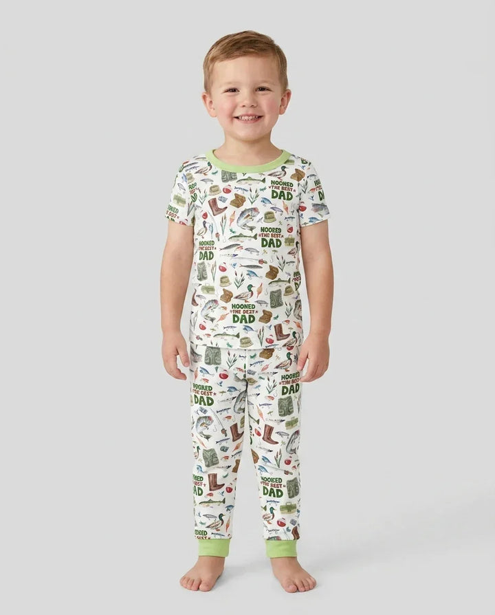 Zweiteiliges, kurzärmliges Pyjama-Set mit Marienkäfern