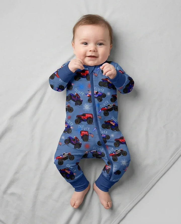 Gerippte Babykleidung mit individuellem Foto - Weich &amp; Skizzenhaft
