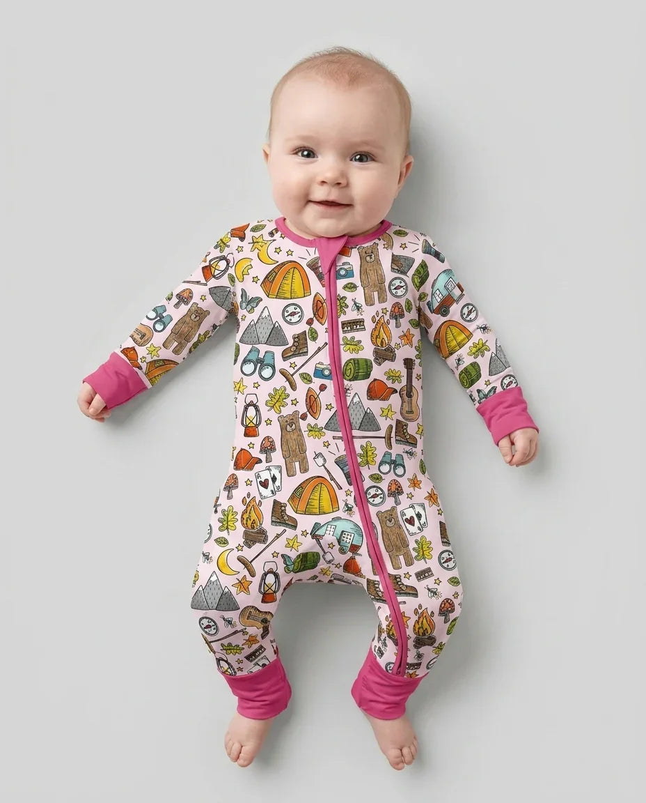Gerippte Babykleidung mit individuellem Foto - Weich &amp; Skizzenhaft