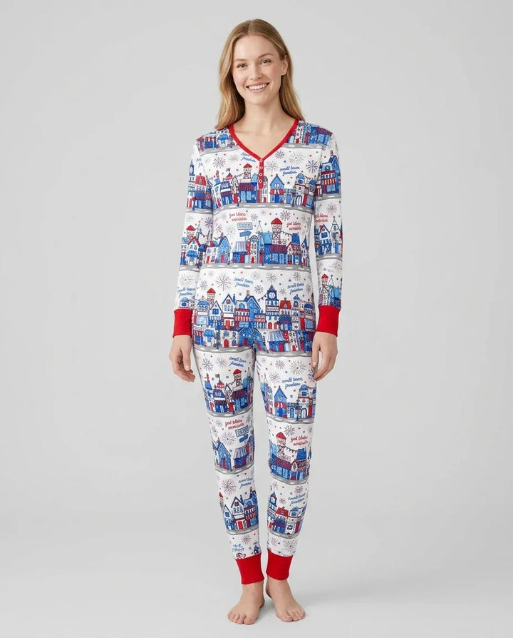 Vorlage Bambus Damen Pyjama Set