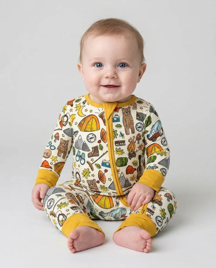 Gerippte Babykleidung mit individuellem Foto - Weich &amp; Skizzenhaft