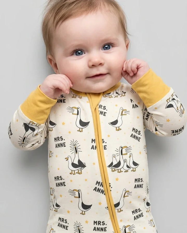 Gerippte Babykleidung mit individuellem Foto - Weich &amp; Skizzenhaft
