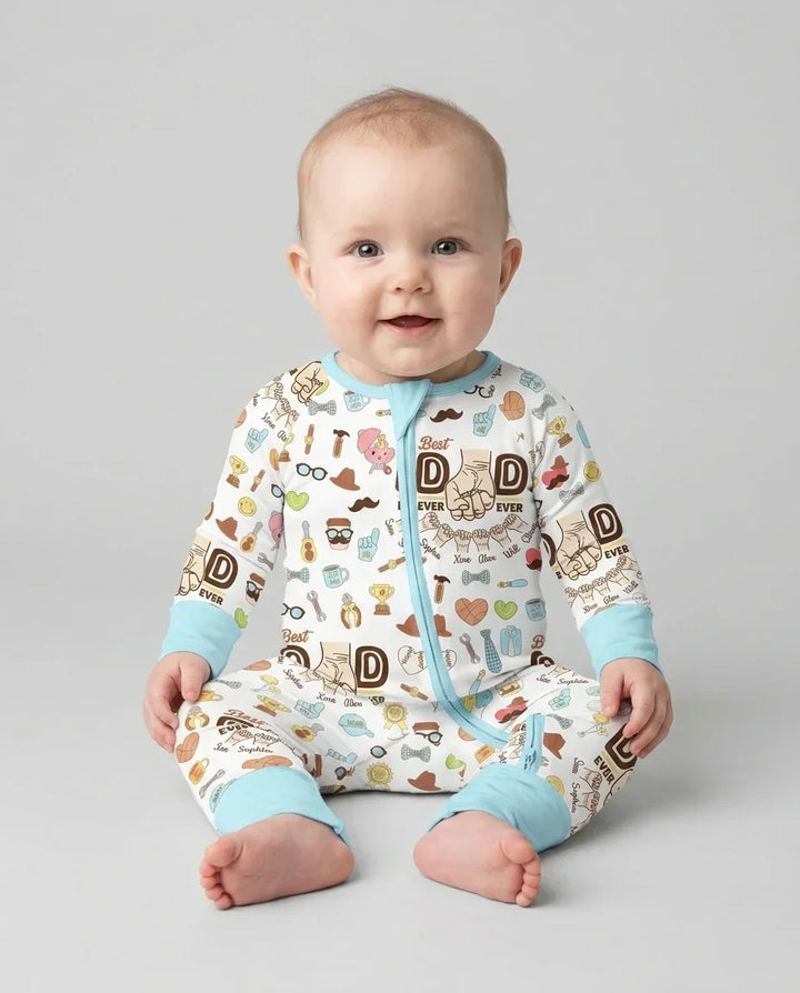 Gerippte Babykleidung mit individuellem Foto - Weich &amp; Skizzenhaft