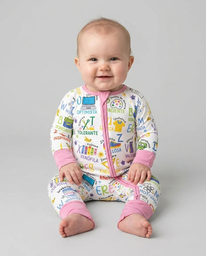 Gerippte Babykleidung mit individuellem Foto - Weich &amp; Skizzenhaft