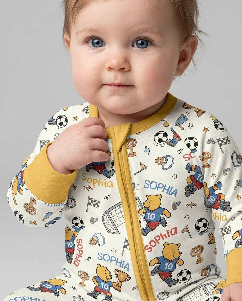 Gerippte Babykleidung mit individuellem Foto - Weich &amp; Skizzenhaft