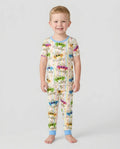 Zweiteiliges, kurzärmliges Pyjama-Set mit Marienkäfern