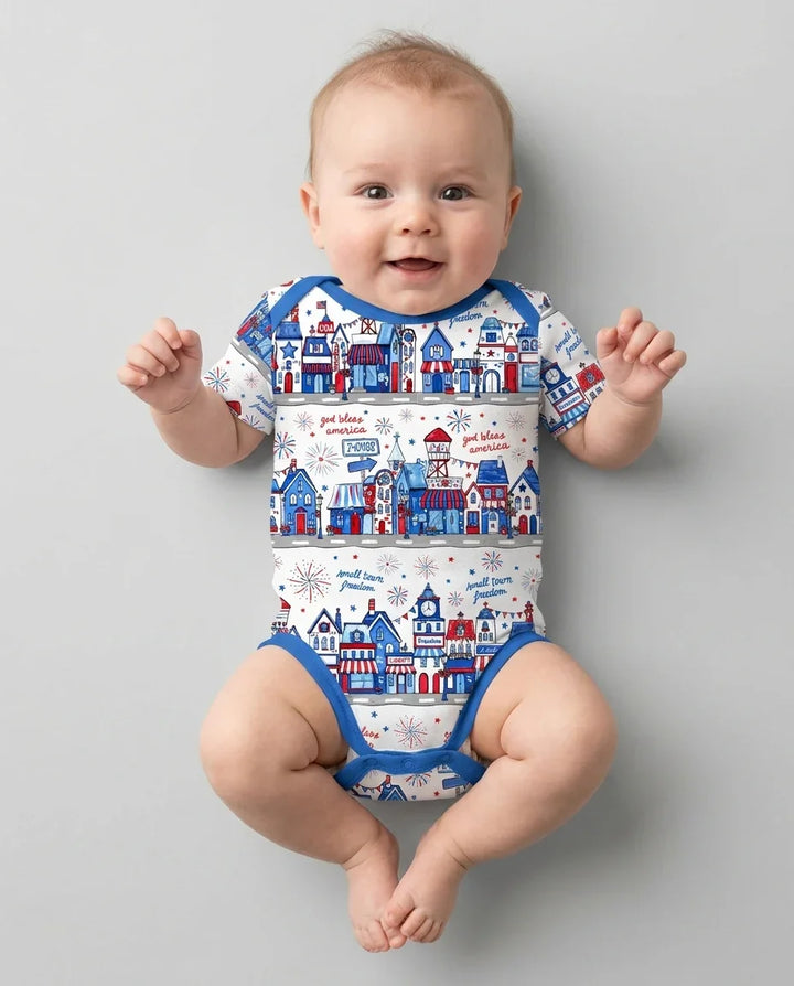 Gerippte Babykleidung mit individuellem Foto - Weich &amp; Skizzenhaft