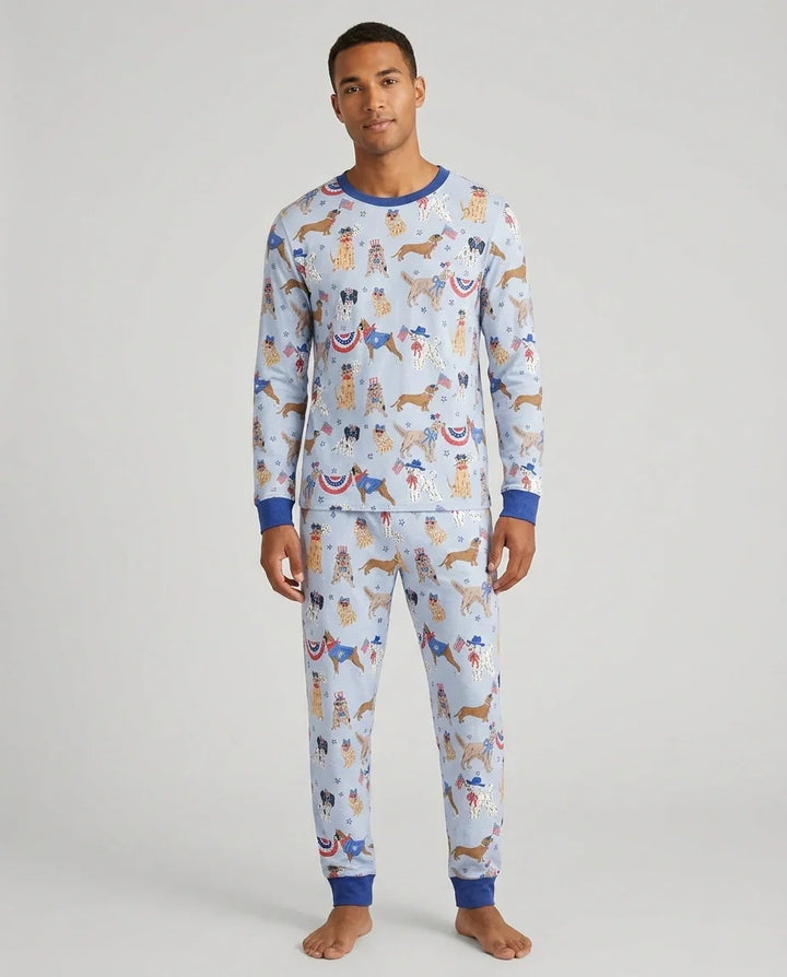 Vorlage Herren-Pyjama-Set