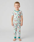 Zweiteiliges, kurzärmliges Pyjama-Set mit Marienkäfern