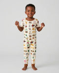 Explore Africa Geography Alphabet Bamboo Two Piece Short Sleeve Pajama Set
