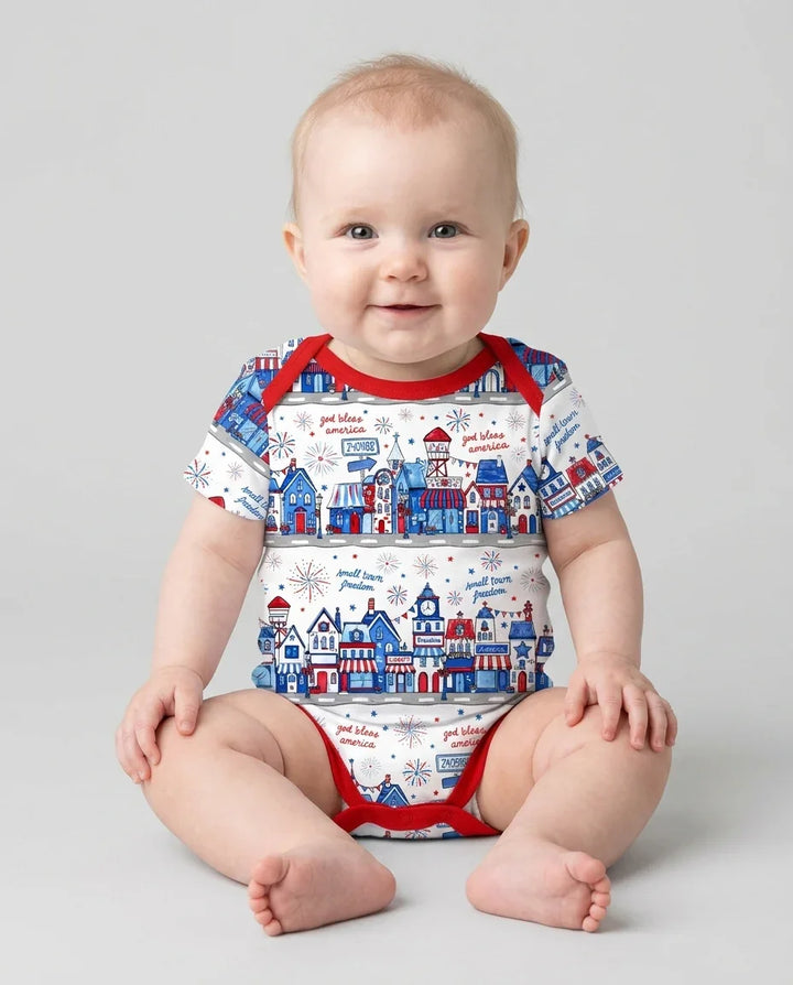 Gerippte Babykleidung mit individuellem Foto - Weich &amp; Skizzenhaft