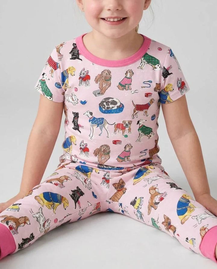 Zweiteiliges, kurzärmliges Pyjama-Set mit Marienkäfern
