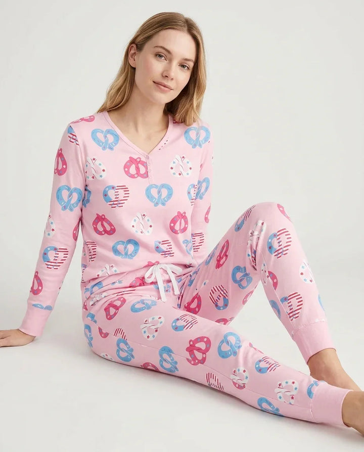 Vorlage Bambus Damen Pyjama Set