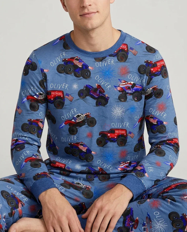 Vorlage Benutzerdefiniertes Herren-Pyjama-Set