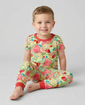 Sweet Summer Fruits Family Matching Bamboo Two Piece Short Sleeve Pajama Set