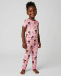 Zweiteiliges, kurzärmliges Pyjama-Set mit Marienkäfern