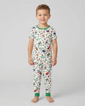 Zweiteiliges, kurzärmliges Pyjama-Set mit Marienkäfern
