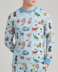Vorlage Herren-Pyjama-Set