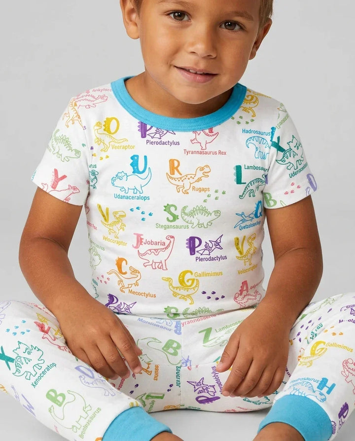 Zweiteiliges, kurzärmliges Pyjama-Set mit Marienkäfern