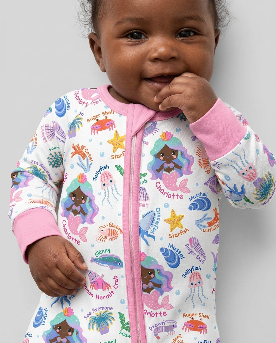 Gerippte Babykleidung mit individuellem Foto - Weich &amp; Skizzenhaft