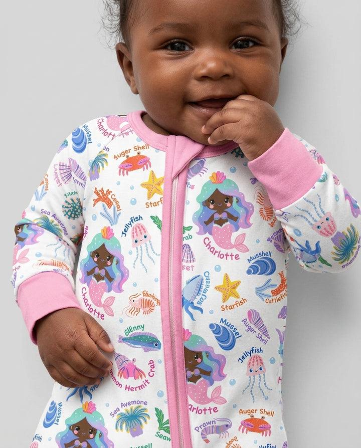 Gerippte Babykleidung mit individuellem Foto - Weich &amp; Skizzenhaft