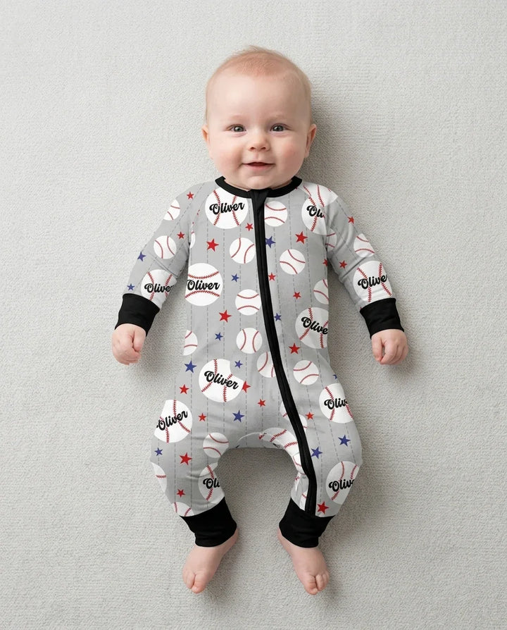 Gerippte Babykleidung mit individuellem Foto - Weich &amp; Skizzenhaft