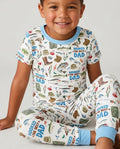 Zweiteiliges, kurzärmliges Pyjama-Set mit Marienkäfern