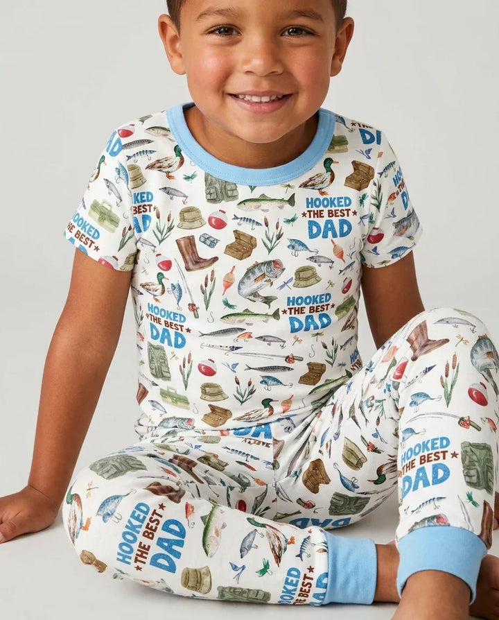 Zweiteiliges, kurzärmliges Pyjama-Set mit Marienkäfern