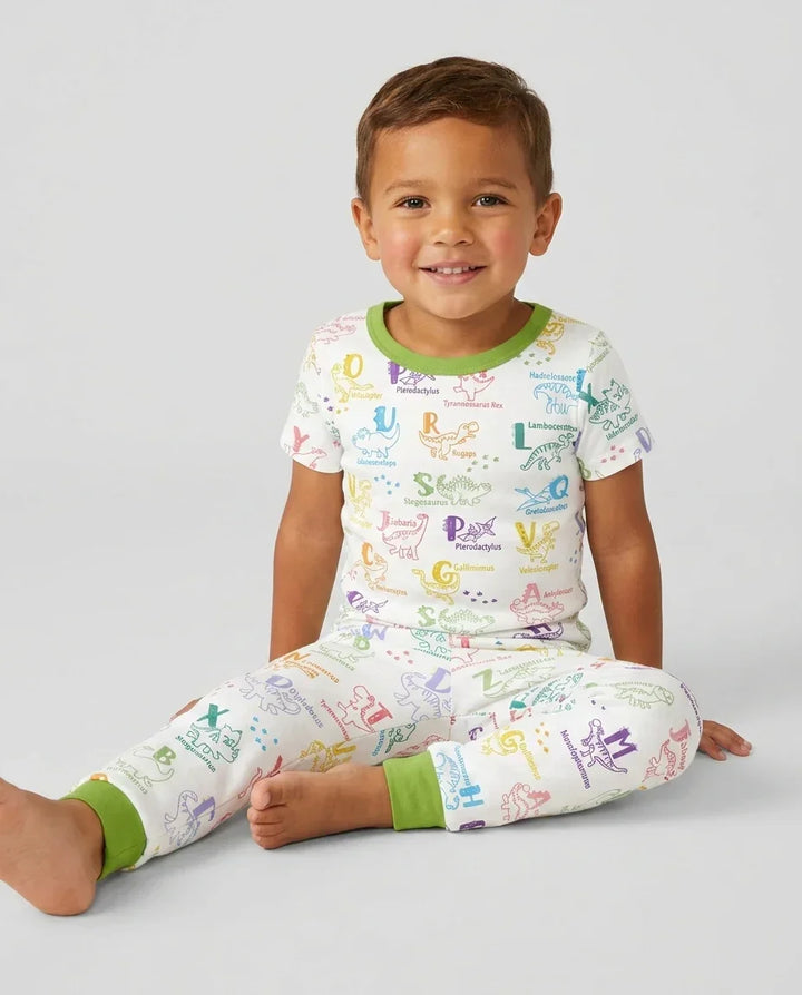 Zweiteiliges, kurzärmliges Pyjama-Set mit Marienkäfern