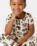 Juneteenth Breaking Every Chain Bamboo Two Piece Short Sleeve Pajama Set