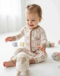Gerippte Babykleidung mit individuellem Foto - Weich &amp; Skizzenhaft
