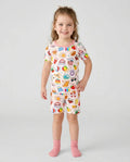 Love Summer Bamboo Two Piece Short Sleeve Shorts Pajama Set
