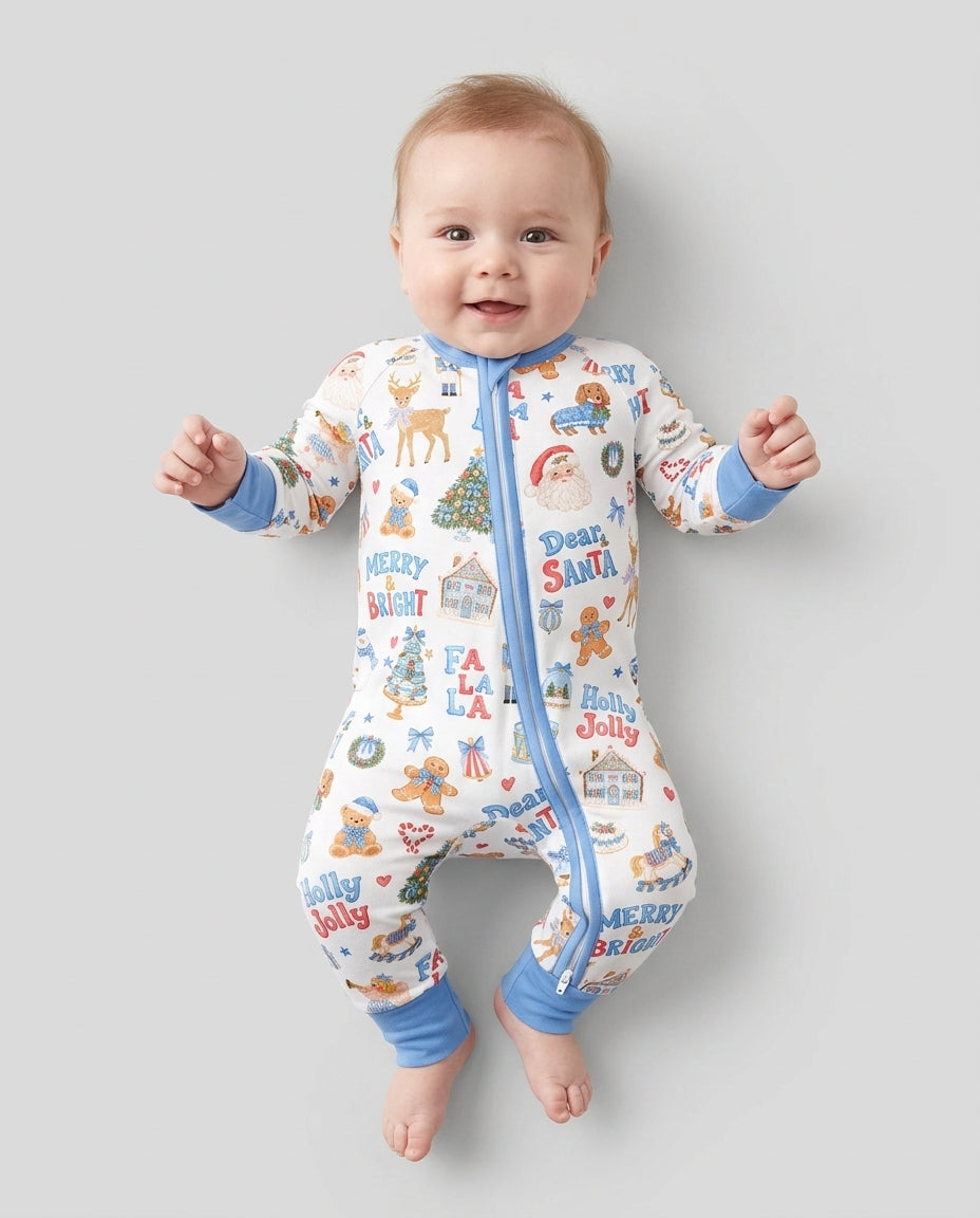 Falala Christmas Bamboo Convertible Zippy