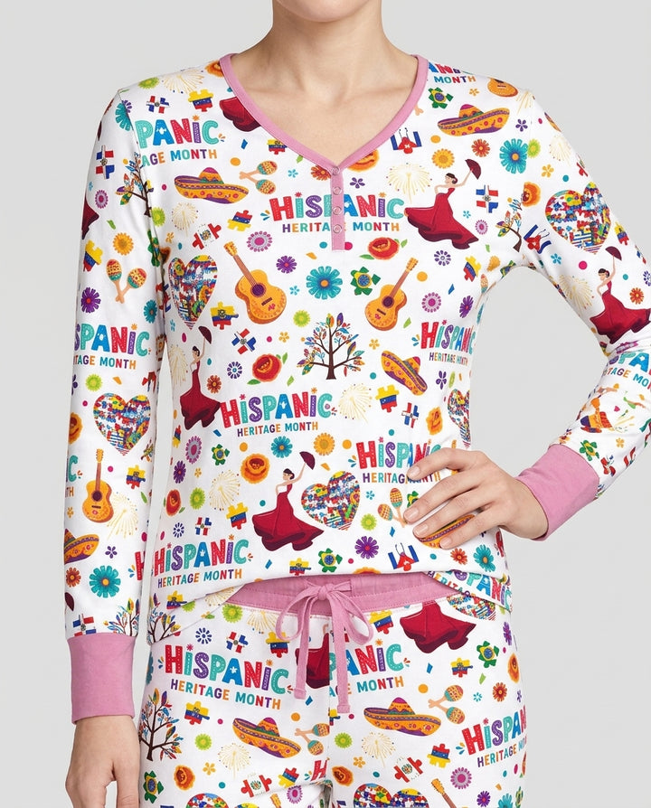 Vorlage Bambus Damen Pyjama Set