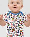 Gerippte Babykleidung mit individuellem Foto - Weich &amp; Skizzenhaft