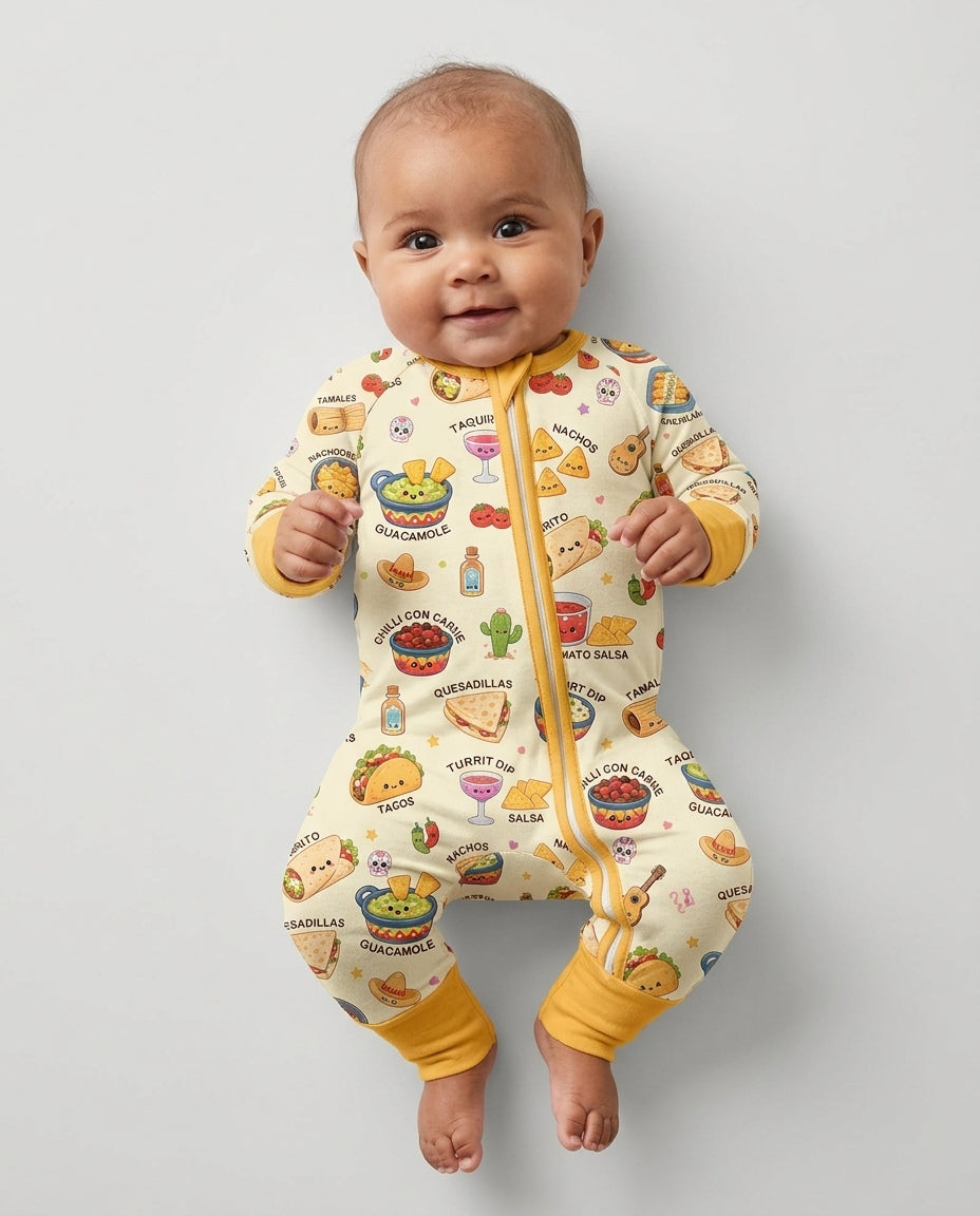 Gerippte Babykleidung mit individuellem Foto - Weich &amp; Skizzenhaft