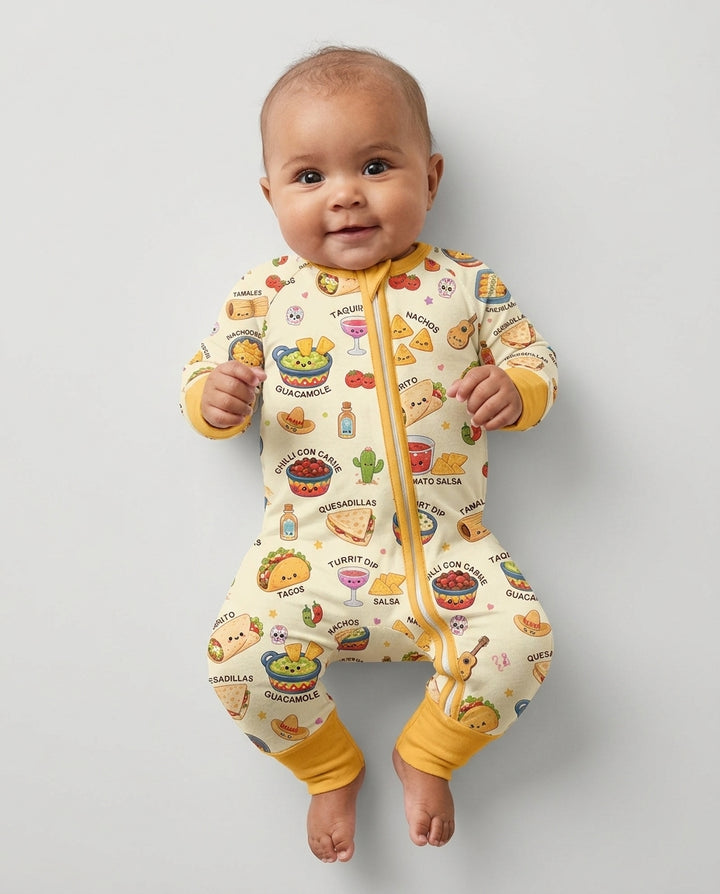 Gerippte Babykleidung mit individuellem Foto - Weich &amp; Skizzenhaft